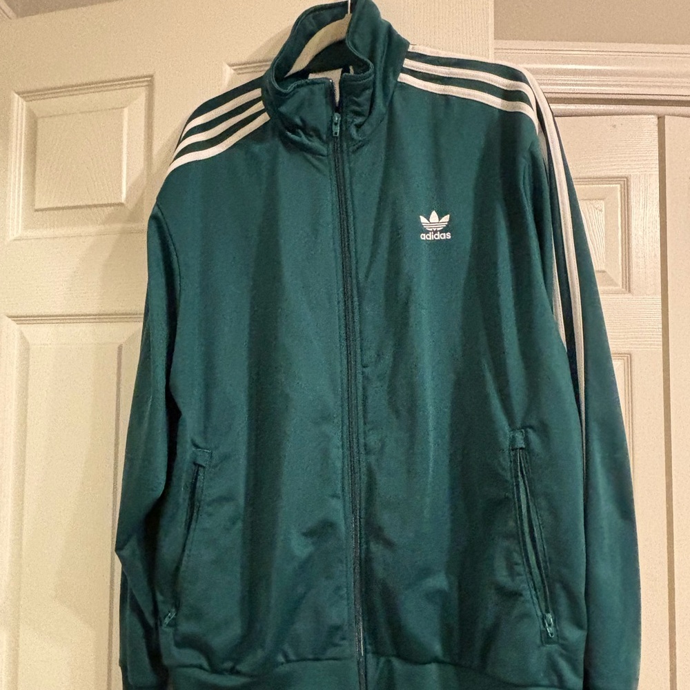 Adidas green tracksuit